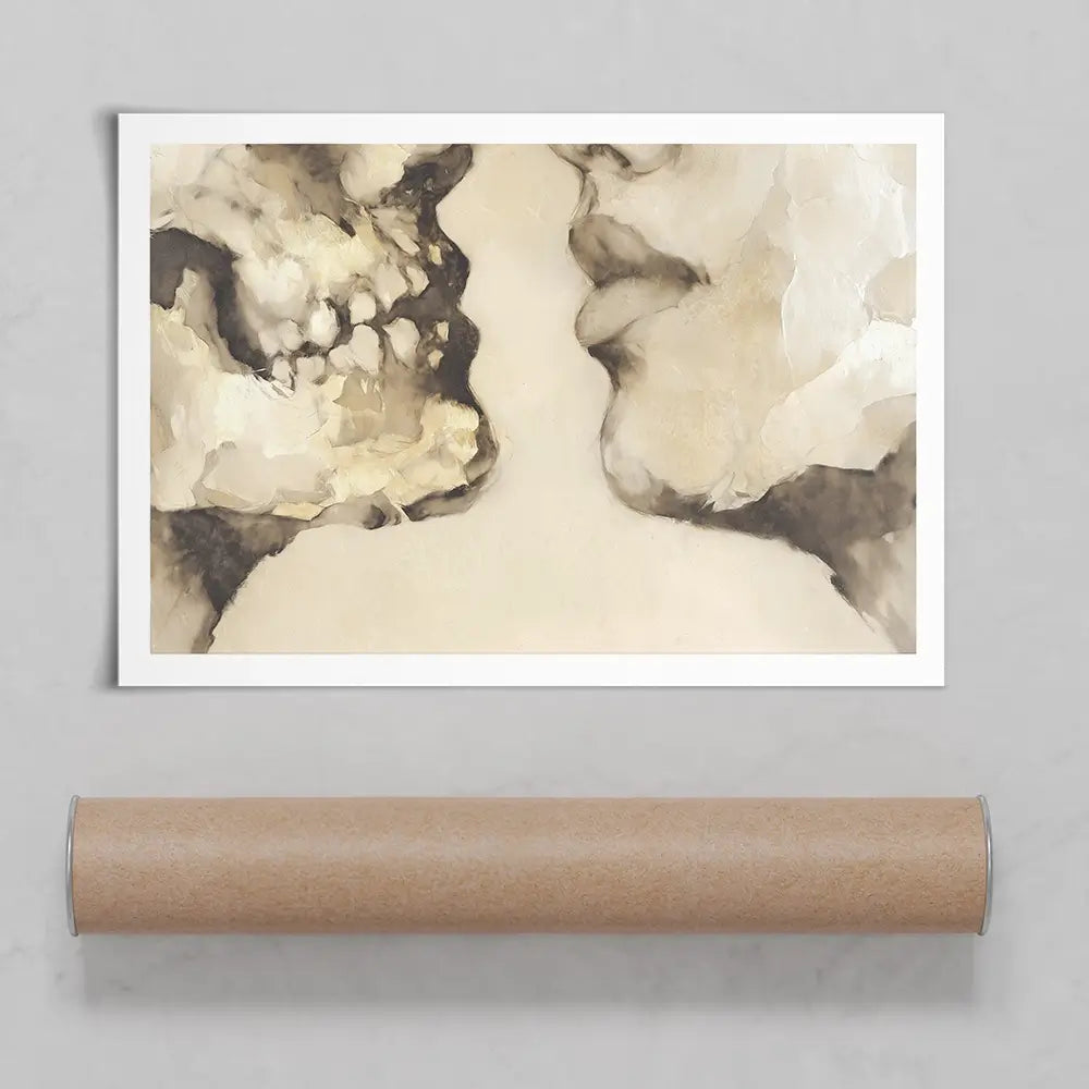 Love Me To Death Art Print Love Me To Death Art Print wall art product Chromatic Storm Studio