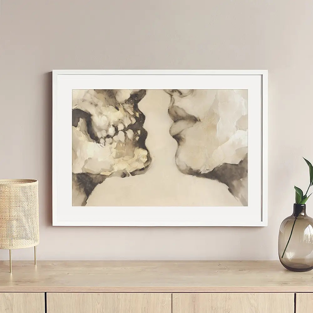 Love Me To Death Framed Art Print Love Me To Death Framed Art Print wall art product Chromatic Storm Studio