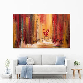 Love New York Canvas Print Love New York Canvas Print wall art product Ekaterina Ermilkina