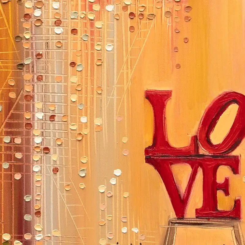 Love New York Canvas Print Love New York Canvas Print wall art product Ekaterina Ermilkina