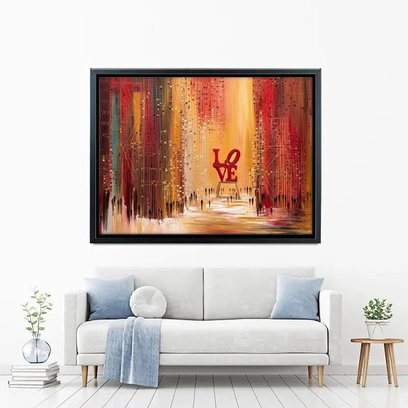 Love New York Canvas Print Love New York Canvas Print wall art product Ekaterina Ermilkina