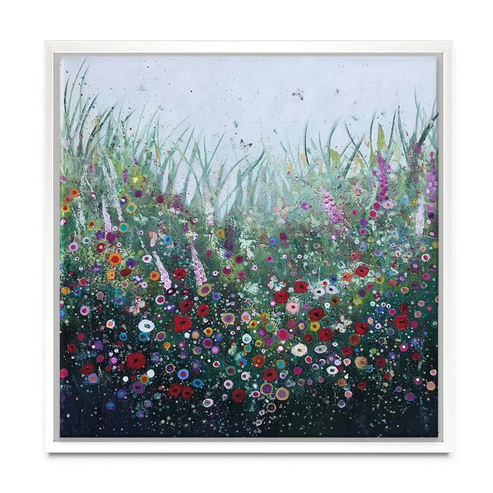 Love Song Square Canvas Print Love Song Square Canvas Print wall art product Laure Bury
