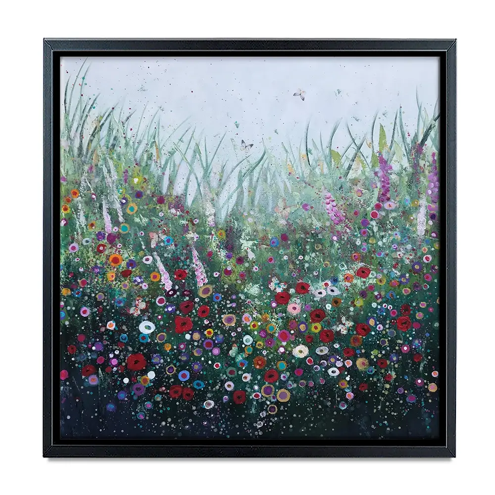 Love Song Square Canvas Print Love Song Square Canvas Print wall art product Laure Bury