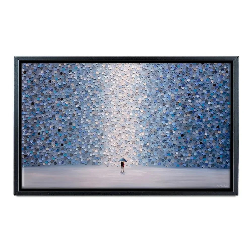 Love Under Umbrella Canvas Print Love Under Umbrella Canvas Print wall art product Ekaterina Ermilkina