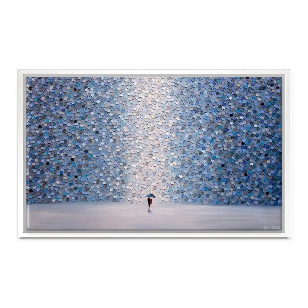 Love Under Umbrella Canvas Print Love Under Umbrella Canvas Print wall art product Ekaterina Ermilkina