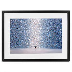 Love Under Umbrella Framed Art Print Love Under Umbrella Framed Art Print wall art product Ekaterina Ermilkina