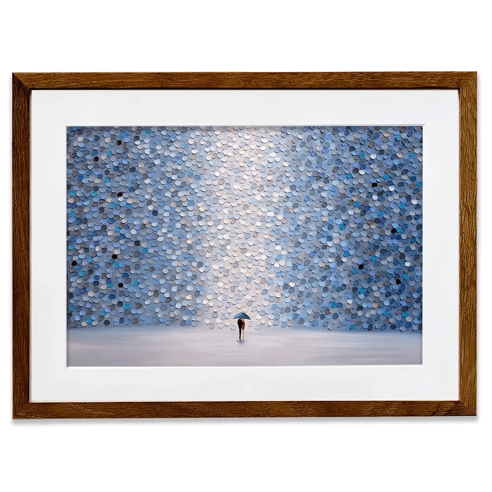 Love Under Umbrella Framed Art Print Love Under Umbrella Framed Art Print wall art product Ekaterina Ermilkina