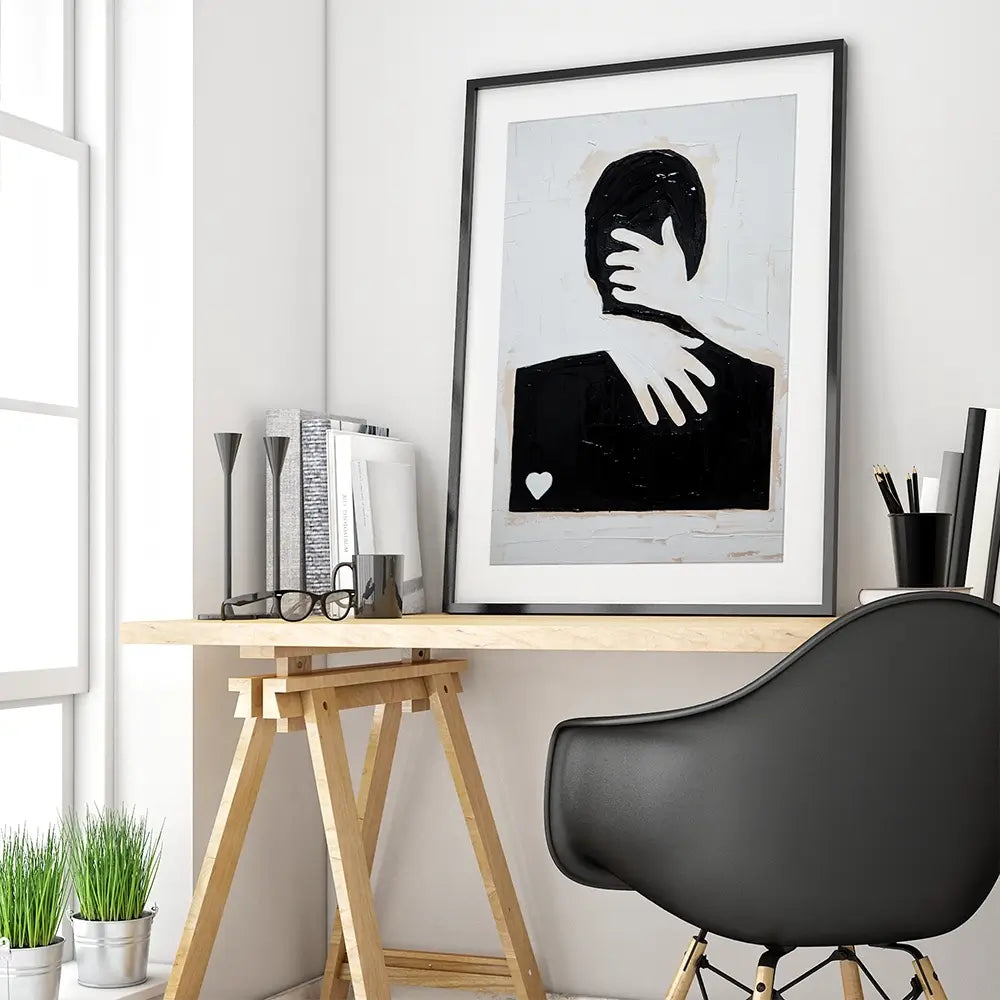 Lover Framed Art Print Lover Framed Art Print wall art product Osnat Tzadok