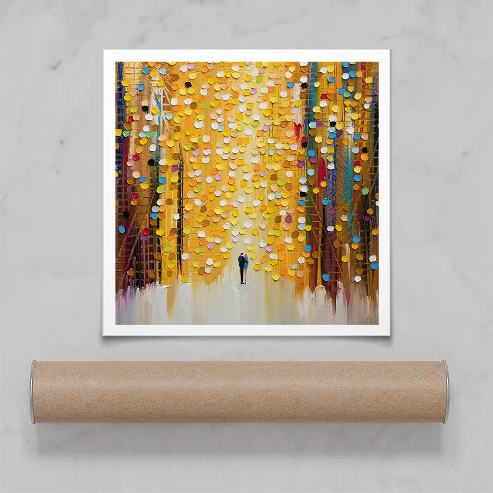 Lover's Journey Square Art Print Lover's Journey Square Art Print wall art product Ekaterina Ermilkina