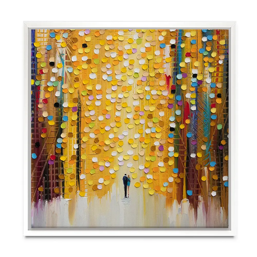 Lover's Journey Square Canvas Print Lover's Journey Square Canvas Print wall art product Ekaterina Ermilkina