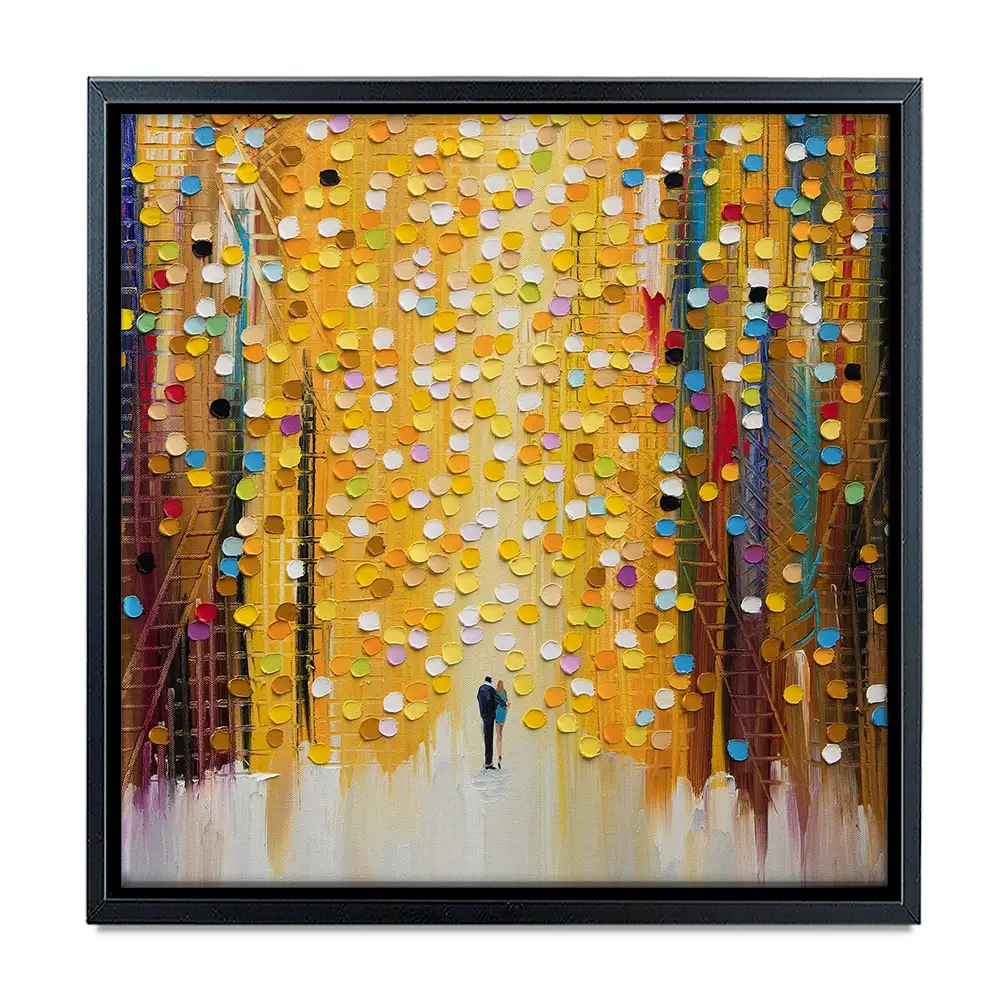 Lover's Journey Square Canvas Print Lover's Journey Square Canvas Print wall art product Ekaterina Ermilkina
