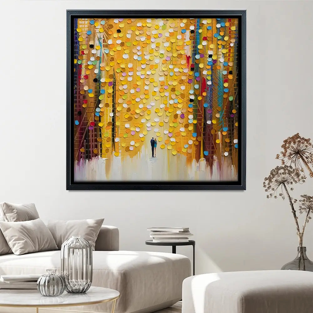 Lover's Journey Square Canvas Print Lover's Journey Square Canvas Print wall art product Ekaterina Ermilkina