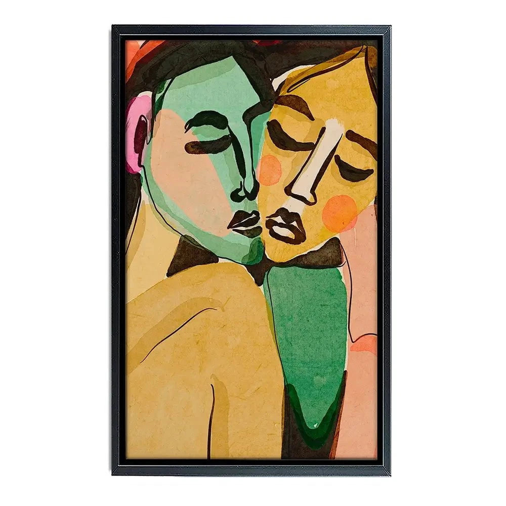 Lovers Canvas Print Lovers Canvas Print wall art product Treechild