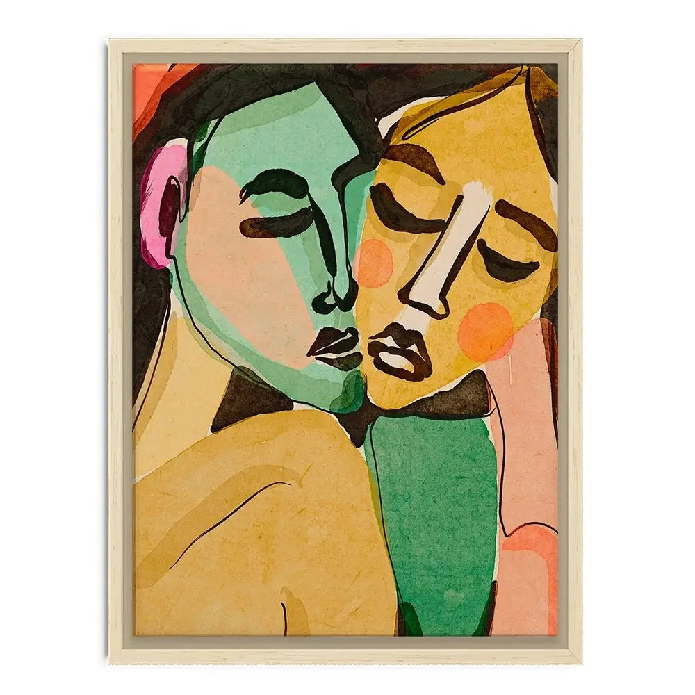 Lovers Canvas Print Lovers Canvas Print wall art product Treechild