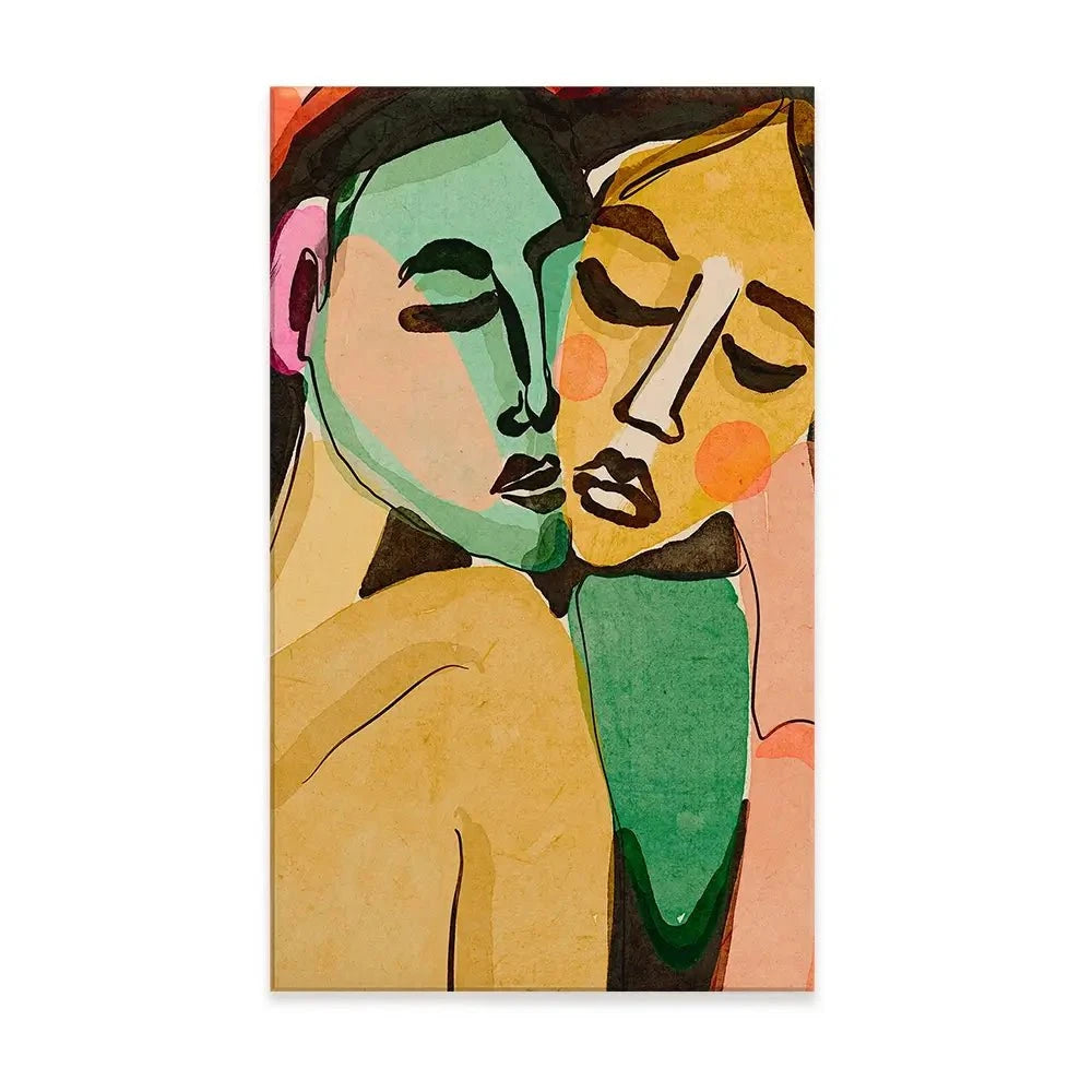 Lovers Canvas Print Lovers Canvas Print wall art product Treechild