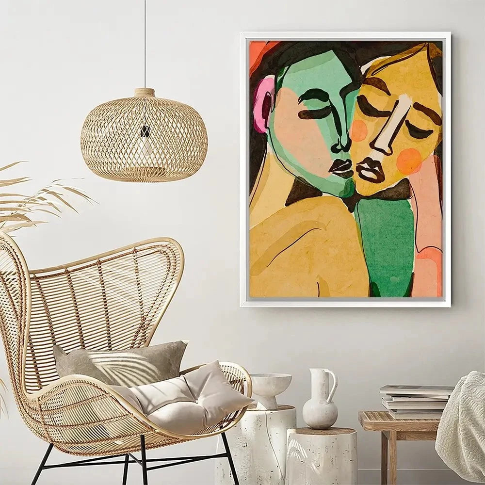 Lovers Canvas Print Lovers Canvas Print wall art product Treechild