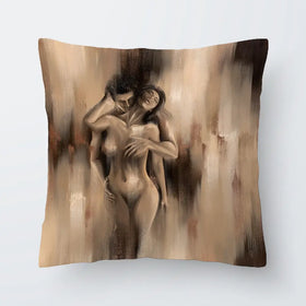 Lovers Embrace Cushion Lovers Embrace Cushion wall art product Isabella Karolewicz