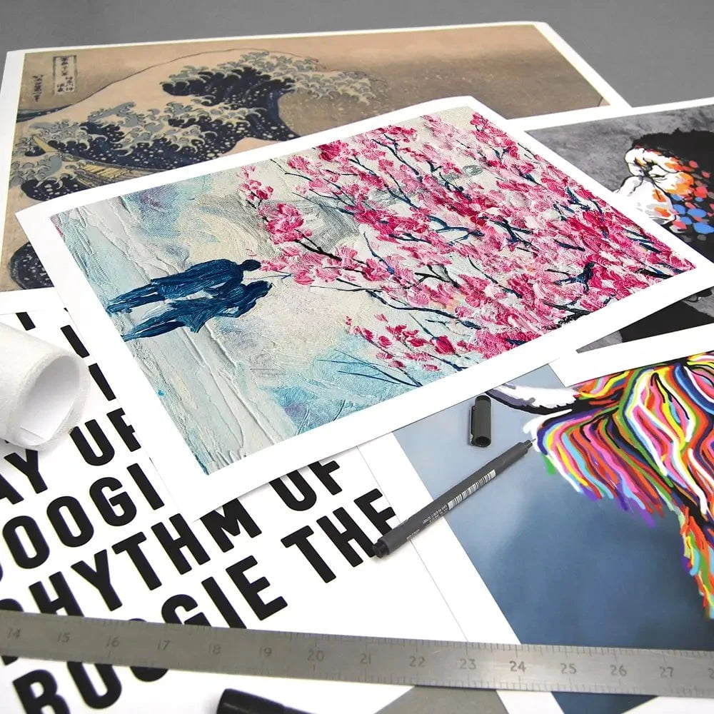 Lovers In Paris Art Print Lovers In Paris Art Print wall art product Fresh Stock / Shutterstock