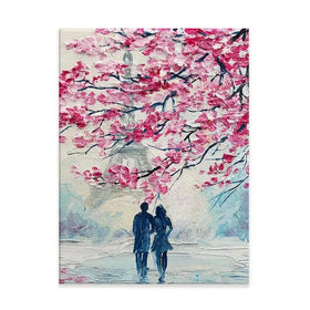 Lovers In Paris Canvas Print Lovers In Paris Canvas Print wall art product Fresh Stock / Shutterstock