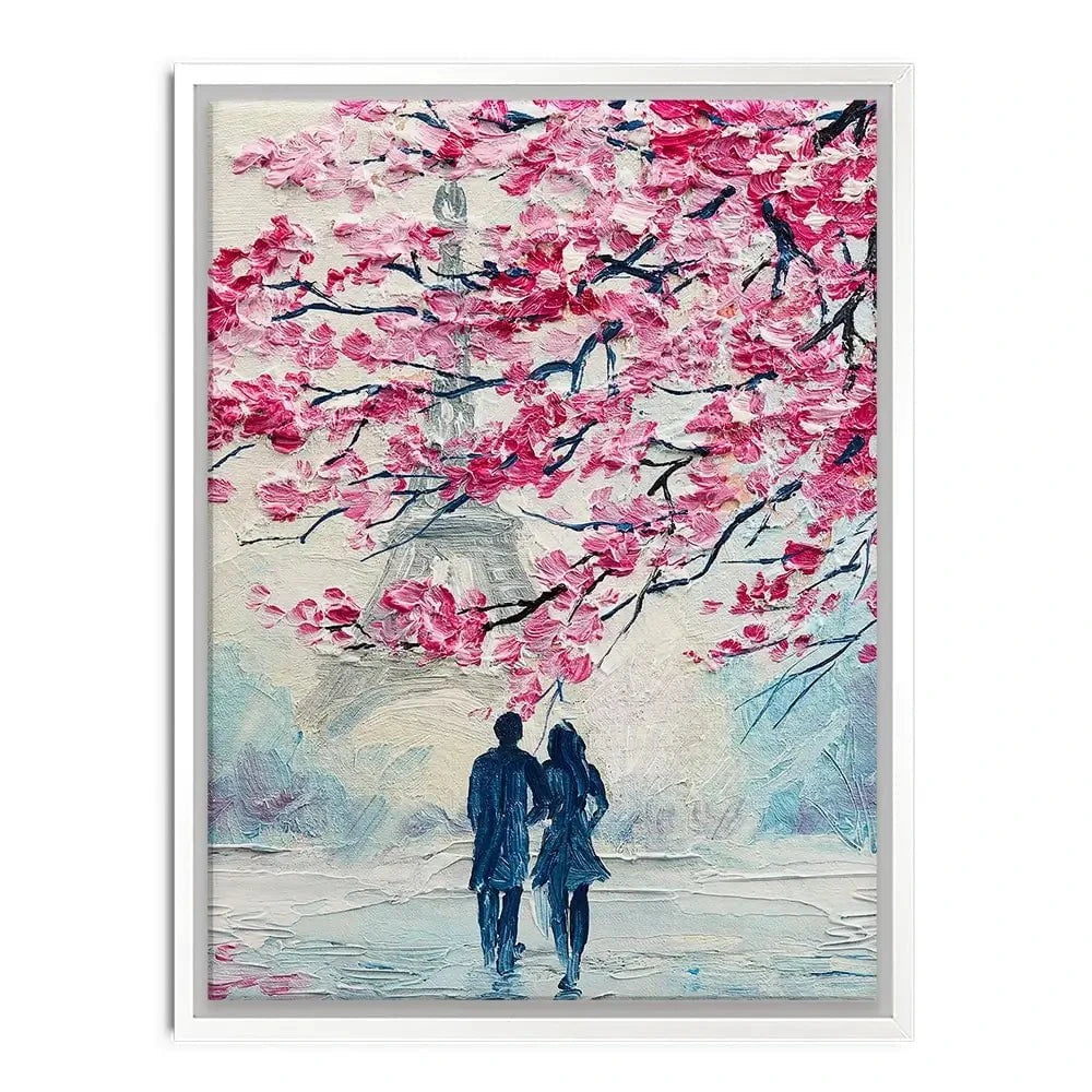 Lovers In Paris Canvas Print Lovers In Paris Canvas Print wall art product Fresh Stock / Shutterstock