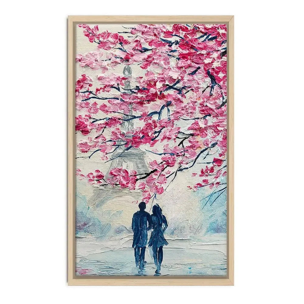 Lovers In Paris Canvas Print Lovers In Paris Canvas Print wall art product Fresh Stock / Shutterstock