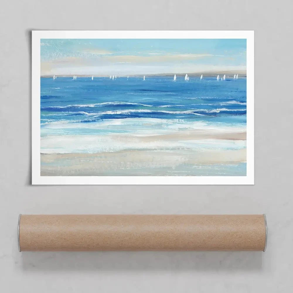 Low Cerulean Tide Art Print Low Cerulean Tide Art Print wall art product Tim O'Toole