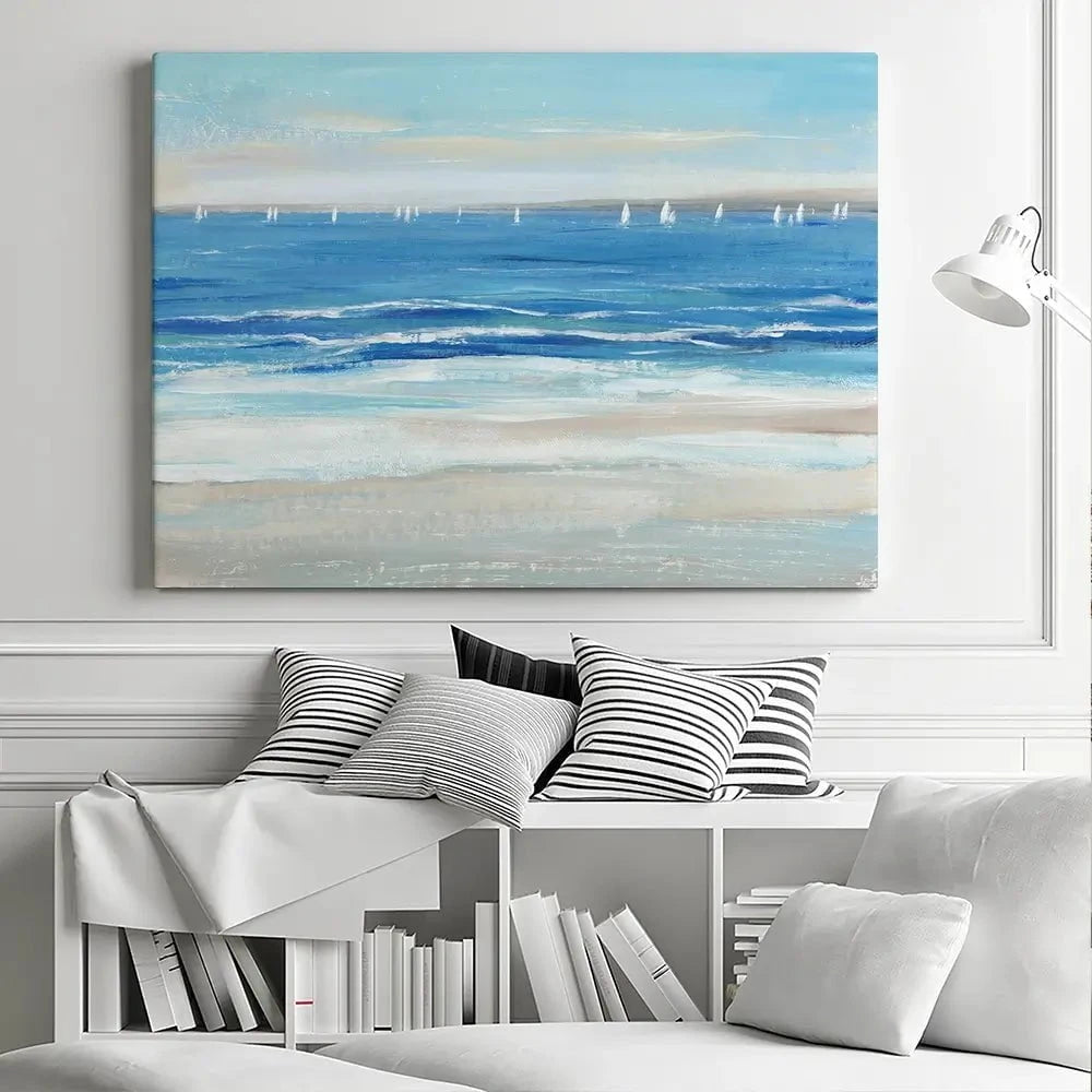 Low Cerulean Tide Canvas Print Low Cerulean Tide Canvas Print wall art product Tim O'Toole