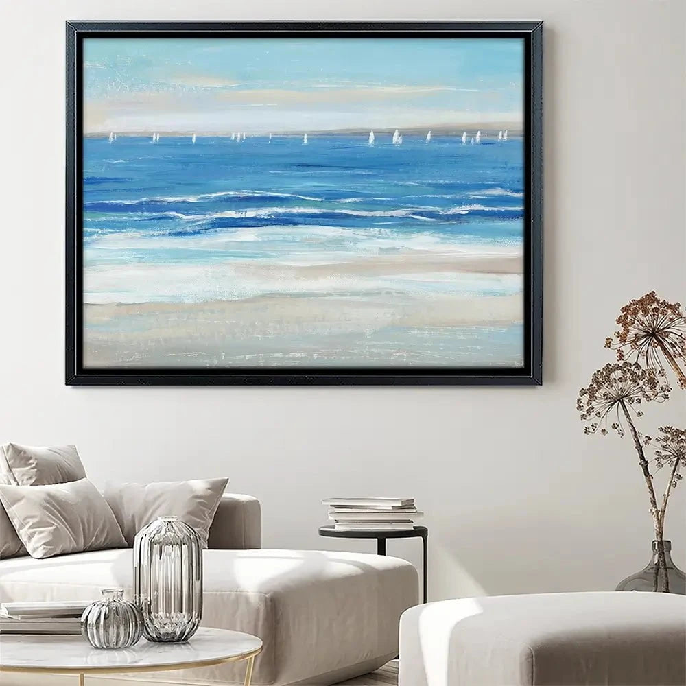 Low Cerulean Tide Canvas Print Low Cerulean Tide Canvas Print wall art product Tim O'Toole