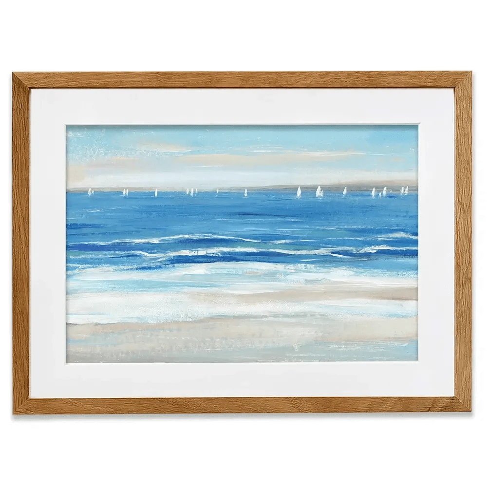 Low Cerulean Tide Framed Art Print Low Cerulean Tide Framed Art Print wall art product Tim O'Toole