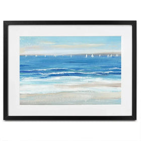 Low Cerulean Tide Framed Art Print Low Cerulean Tide Framed Art Print wall art product Tim O'Toole