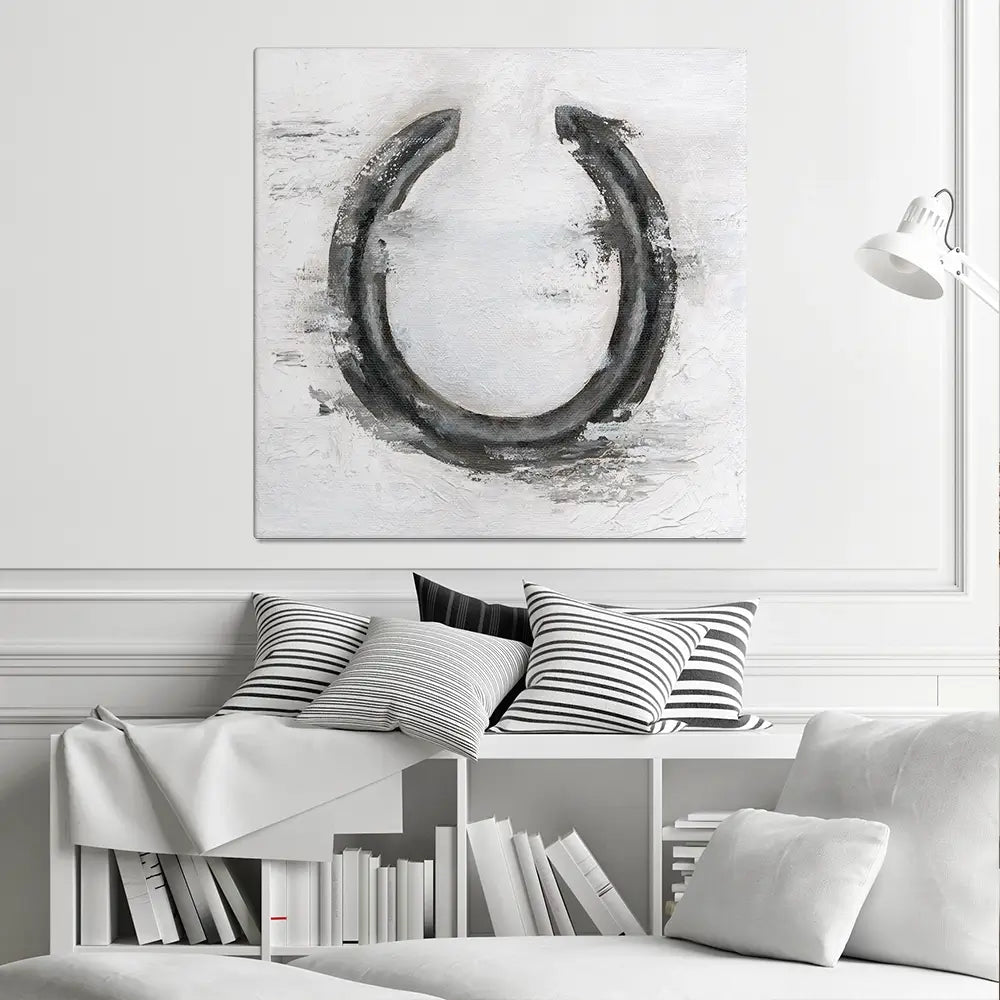 Lucky To Have Square Canvas Print Lucky To Have Square Canvas Print wall art product Georgie Turner