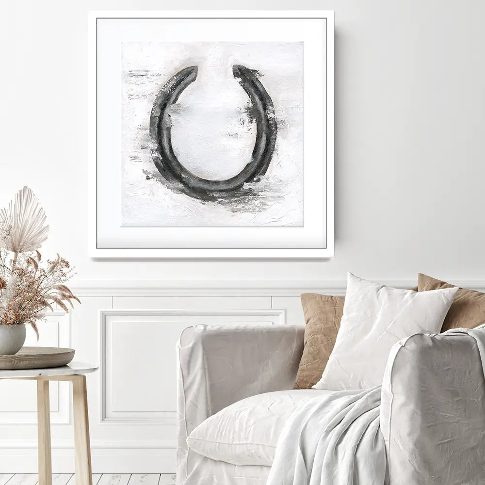Lucky To Have Square Framed Art Print Lucky To Have Square Framed Art Print wall art product Georgie Turner