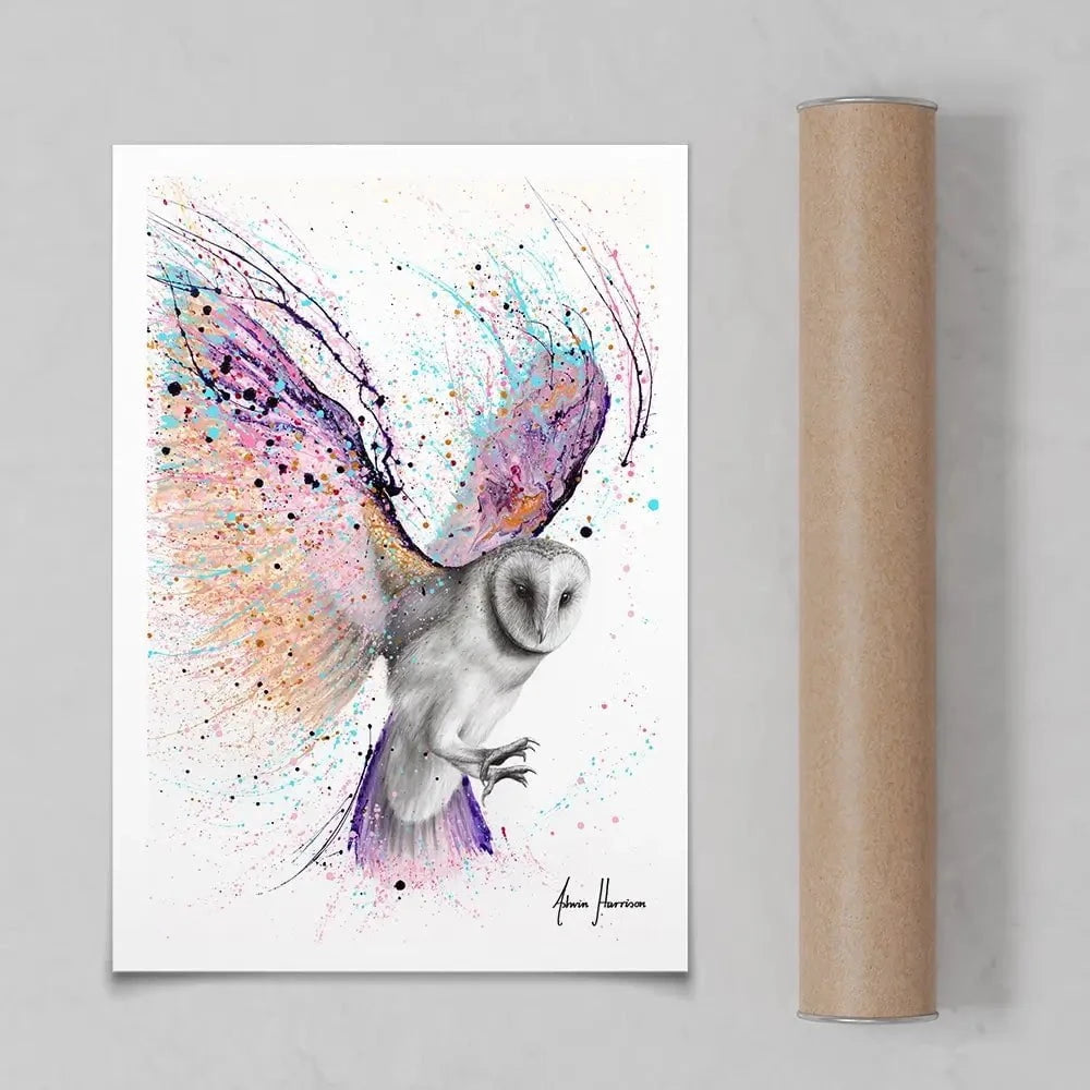 Luminous Luna Owl Art Print Luminous Luna Owl Art Print wall art product Ashvin Harrison