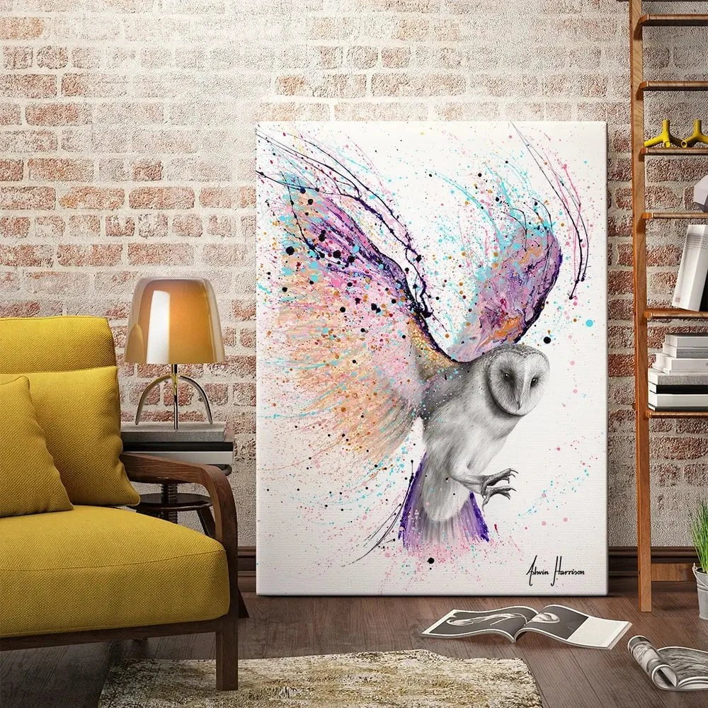 Luminous Luna Owl Canvas Print Luminous Luna Owl Canvas Print wall art product Ashvin Harrison