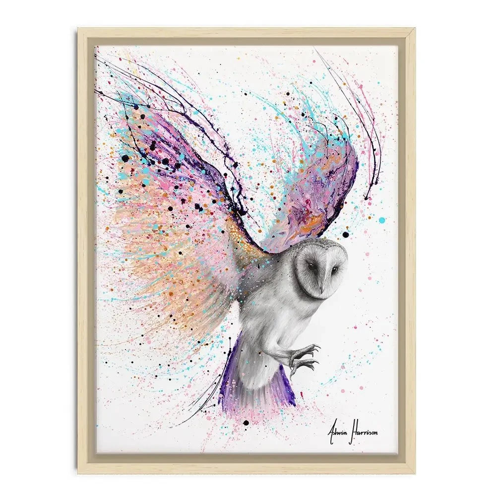 Luminous Luna Owl Canvas Print Luminous Luna Owl Canvas Print wall art product Ashvin Harrison