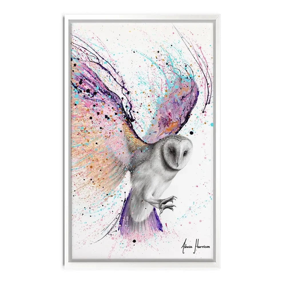 Luminous Luna Owl Canvas Print Luminous Luna Owl Canvas Print wall art product Ashvin Harrison