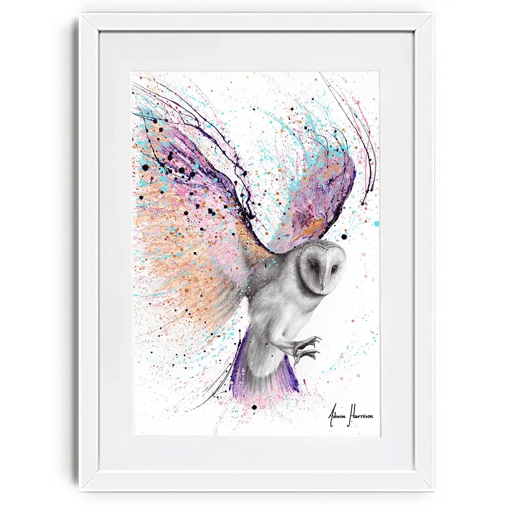 Luminous Luna Owl Framed Art Print Luminous Luna Owl Framed Art Print wall art product Ashvin Harrison