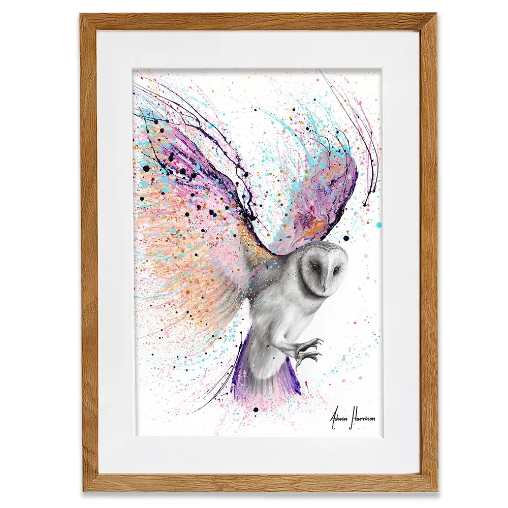 Luminous Luna Owl Framed Art Print Luminous Luna Owl Framed Art Print wall art product Ashvin Harrison