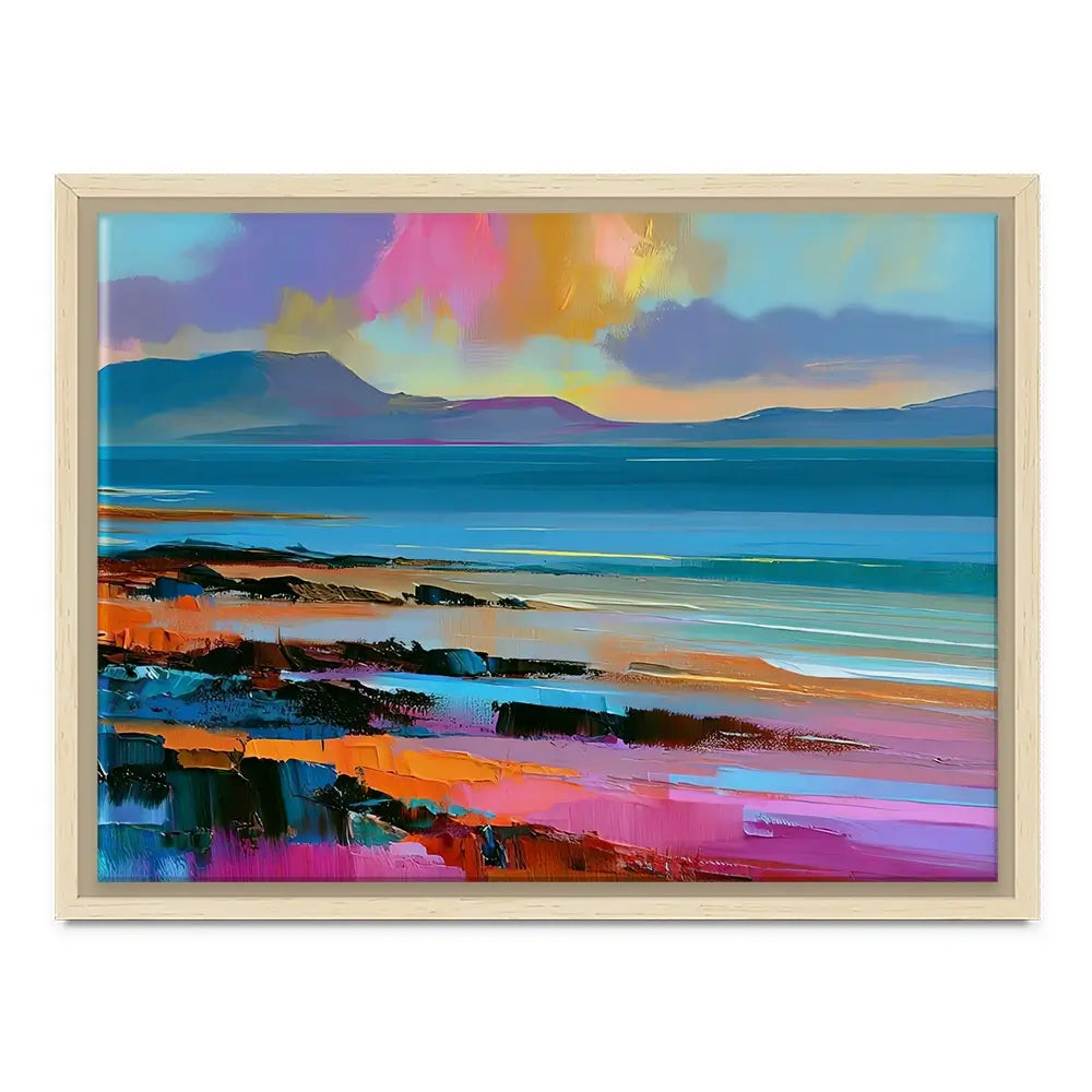 Luminous West Coast At Dusk Canvas Print Luminous West Coast At Dusk Canvas Print wall art product David Alexander Elder