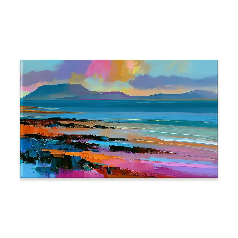 Luminous West Coast At Dusk Canvas Print Luminous West Coast At Dusk Canvas Print wall art product David Alexander Elder