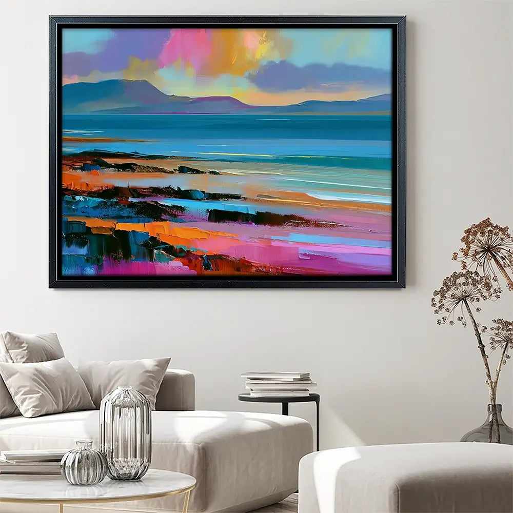Luminous West Coast At Dusk Canvas Print Luminous West Coast At Dusk Canvas Print wall art product David Alexander Elder