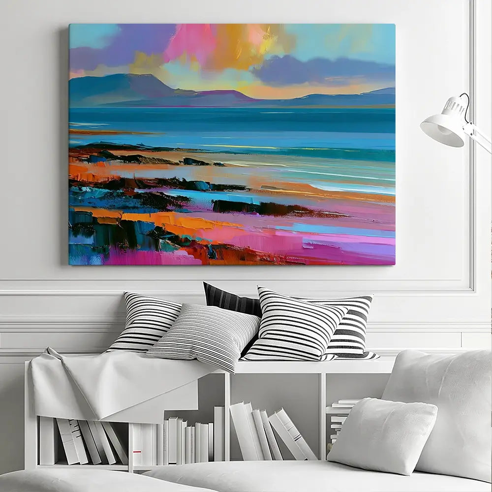 Luminous West Coast At Dusk Canvas Print Luminous West Coast At Dusk Canvas Print wall art product David Alexander Elder