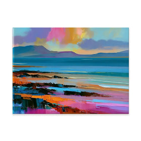 Luminous West Coast At Dusk Canvas Print Luminous West Coast At Dusk Canvas Print wall art product David Alexander Elder