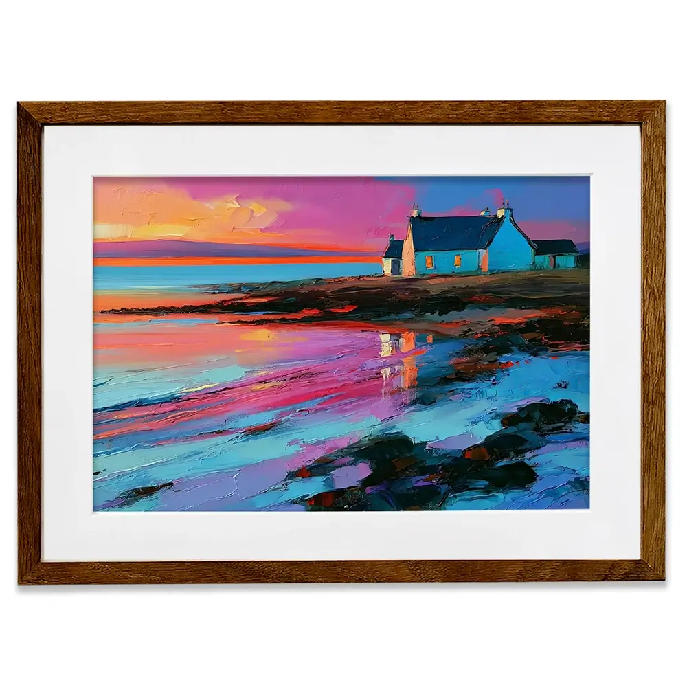 Luminous West Coast Croft Framed Art Print Luminous West Coast Croft Framed Art Print wall art product David Alexander Elder