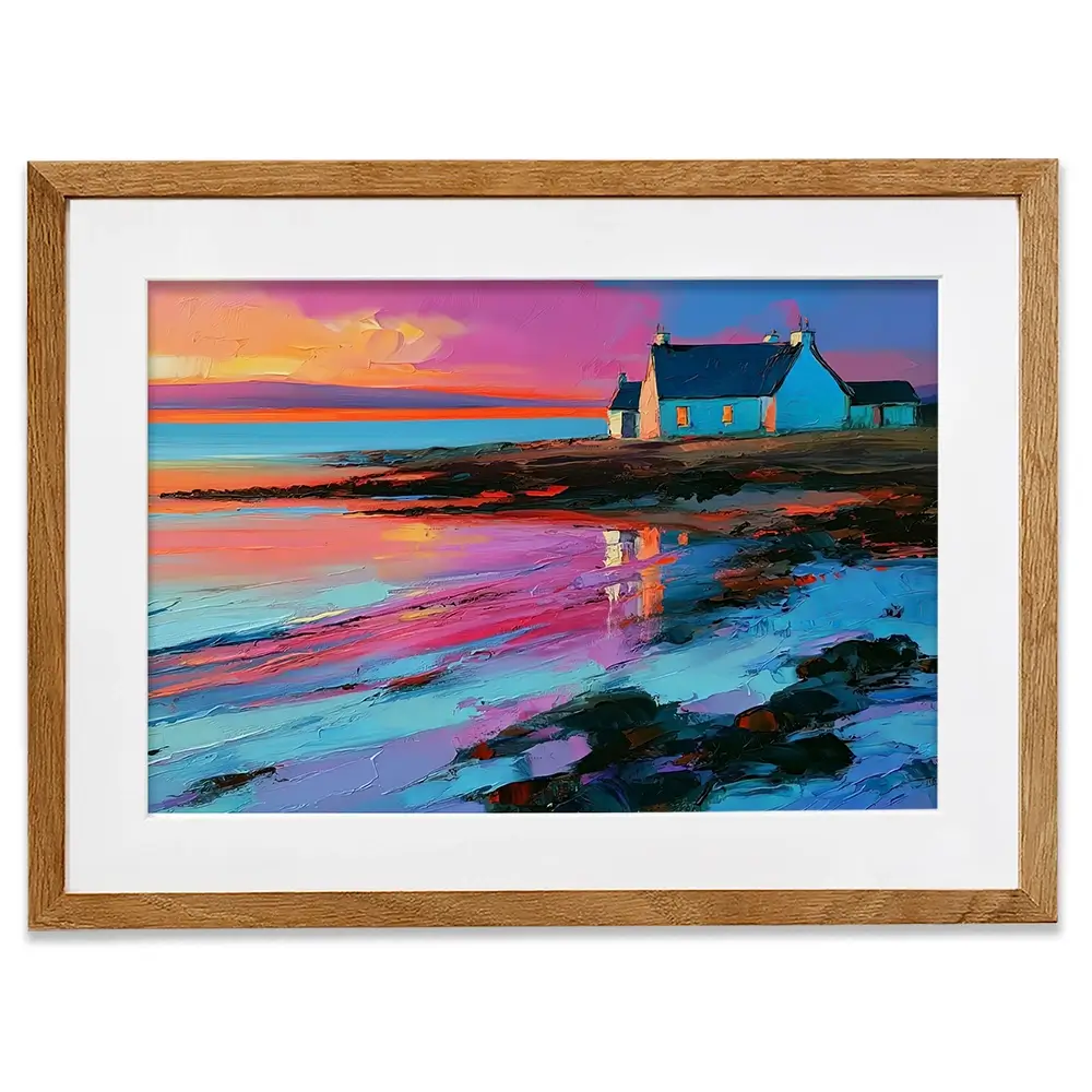 Luminous West Coast Croft Framed Art Print Luminous West Coast Croft Framed Art Print wall art product David Alexander Elder