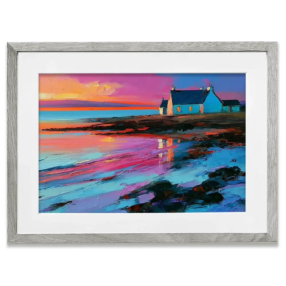 Luminous West Coast Croft Framed Art Print Luminous West Coast Croft Framed Art Print wall art product David Alexander Elder