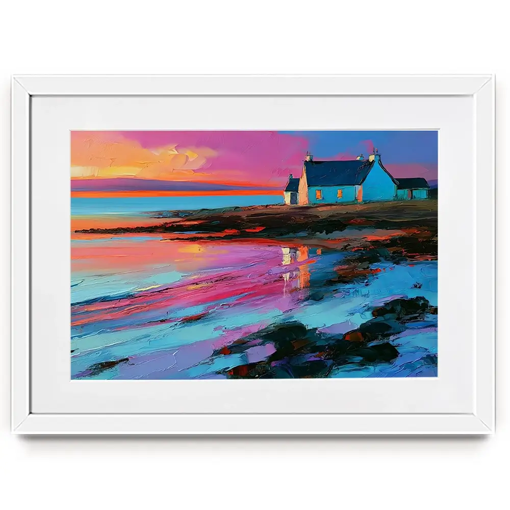 Luminous West Coast Croft Framed Art Print Luminous West Coast Croft Framed Art Print wall art product David Alexander Elder