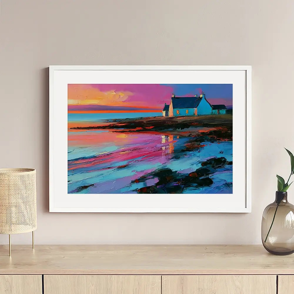 Luminous West Coast Croft Framed Art Print Luminous West Coast Croft Framed Art Print wall art product David Alexander Elder
