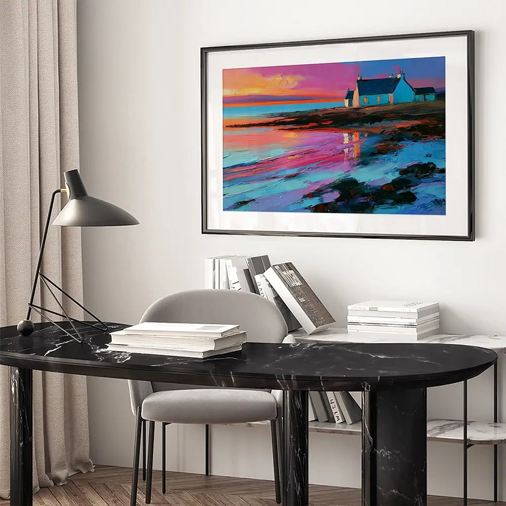 Luminous West Coast Croft Framed Art Print Luminous West Coast Croft Framed Art Print wall art product David Alexander Elder