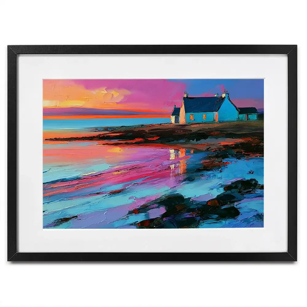 Luminous West Coast Croft Framed Art Print Luminous West Coast Croft Framed Art Print wall art product David Alexander Elder